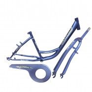 (022102VIO) CUADRO C/TIJERA 26" FULLBIKE DAMA C/P