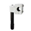 (046091B) POSTE P/MANUBR 078 BMX 22.2X150 BLANC