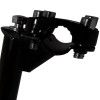 (046092N) POSTE P/MANUBRIO CROS NEGRO22.2X150