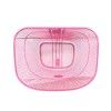 (048293RO) CANASTILLA R-20 ROSA C/BASE PLAT-HB