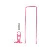(048293RO) CANASTILLA R-20 ROSA C/BASE PLAT-HB