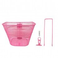 (048293RO) CANASTILLA R-20 ROSA C/BASE PLAT-HB