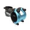 046100AZ (POTENZIA DE ALUMINIO COLOR NEGRO CON TAPA COLOR AZUL, PARA MANUBRIO DE 35MM)