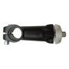 046104BL (POTENZIA DE ALUMINIO COLOR NEGRO CON TAPA COLOR BLANCO, PARA MANUBRIO DE 25.4MM)