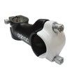 046107 (POTENZIA DE ALUMINIO COLOR NEGRO CON TAPA COLOR BLANCO, PARA MANUBRIO DE 31.8MM)