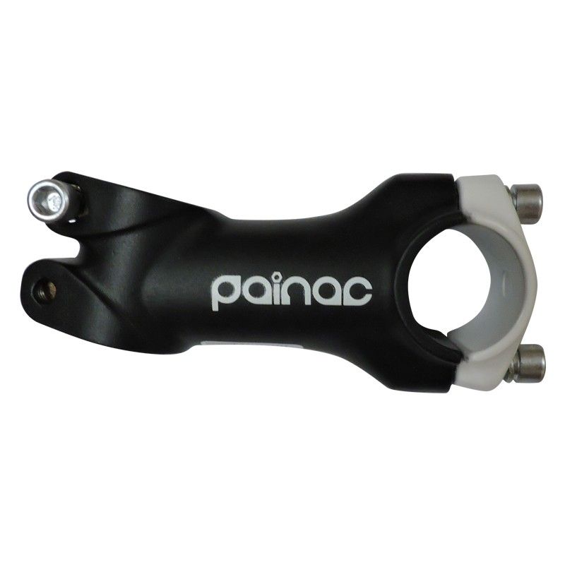 046107 (POTENZIA DE ALUMINIO COLOR NEGRO CON TAPA COLOR BLANCO, PARA MANUBRIO DE 31.8MM)