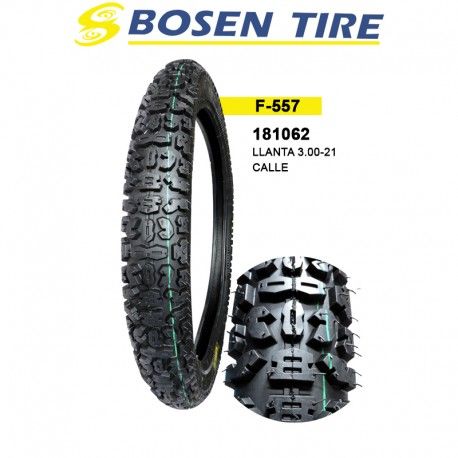 181062 (LLANTA 3.00-21 BOSEN F-557)