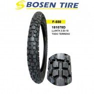 (181078D) LLANTA 3.00 -18 F550 TODO TERRENO BOSEN