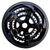 103226 (PLATO CIGUEÑAL TRIPLE NEGRO INDX CON CUBRE CADENA)