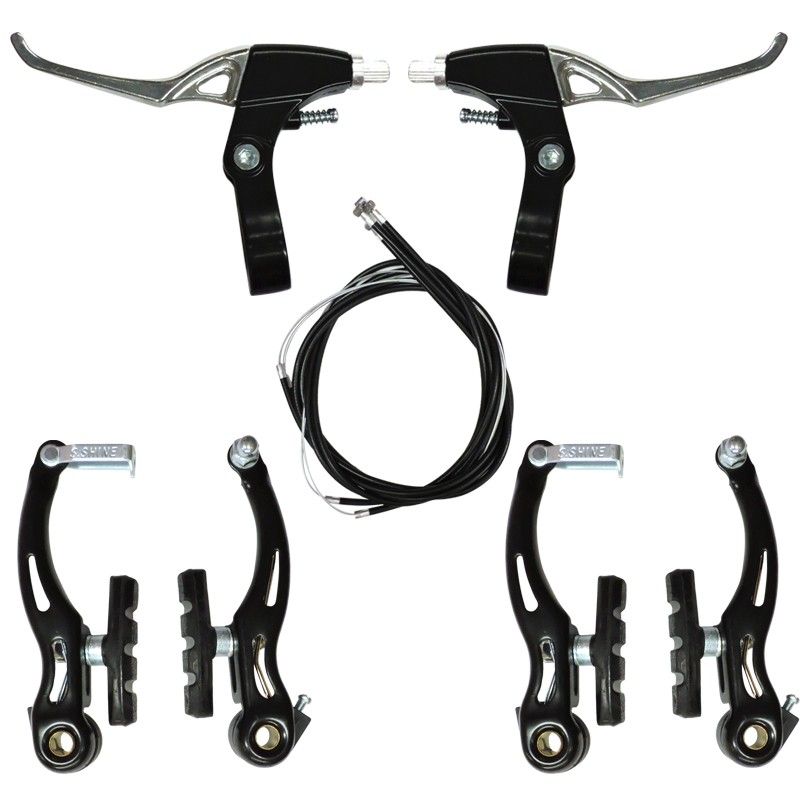 (053003) FRENO "v" BRAKE ACERO zapata allen C/PALANCA DE ALUMINIO S.SHINEio