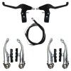 (053005) FRENO "V" BRAKE ACERO CORMADO zapata allent C/PALANCAS DE PLASTICO