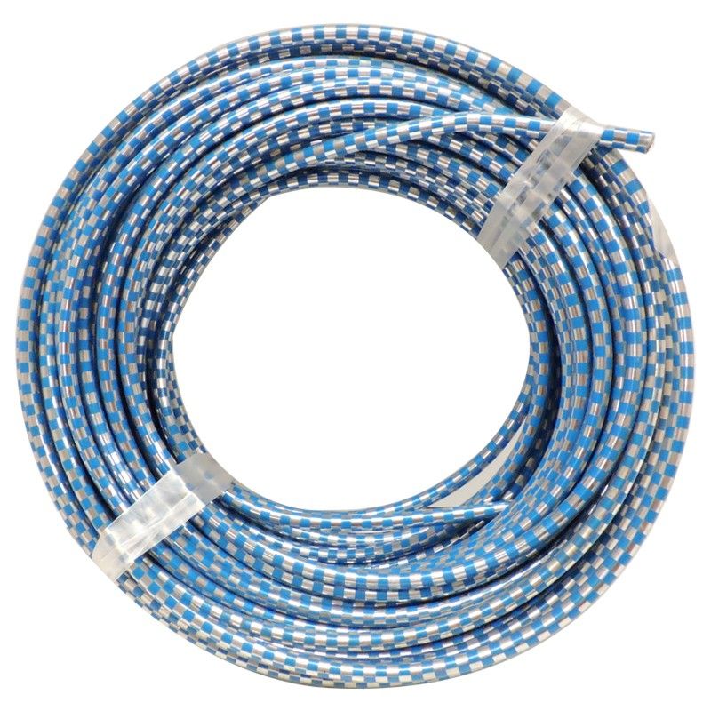 FUNDA PARA CABLE BLUE SILVER PLAT-H