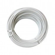 (056074BL) FUNDA PARA CABLE DE FRENO 4.8 MM BLANCO 25MTS CH