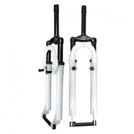 032033BL (TIJERA SUSPENSION MTB 26"  "V" BLANCO )