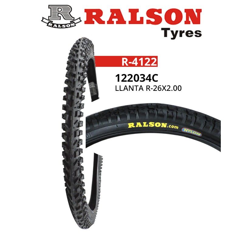 (122034C) LLANTA 26x2.00 RALSON 4122 NEG 50
