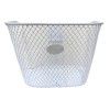 048389BL (CANASTILLA R-26 MALLA ANCHA BLANCO  CON BASE PLATINUM)