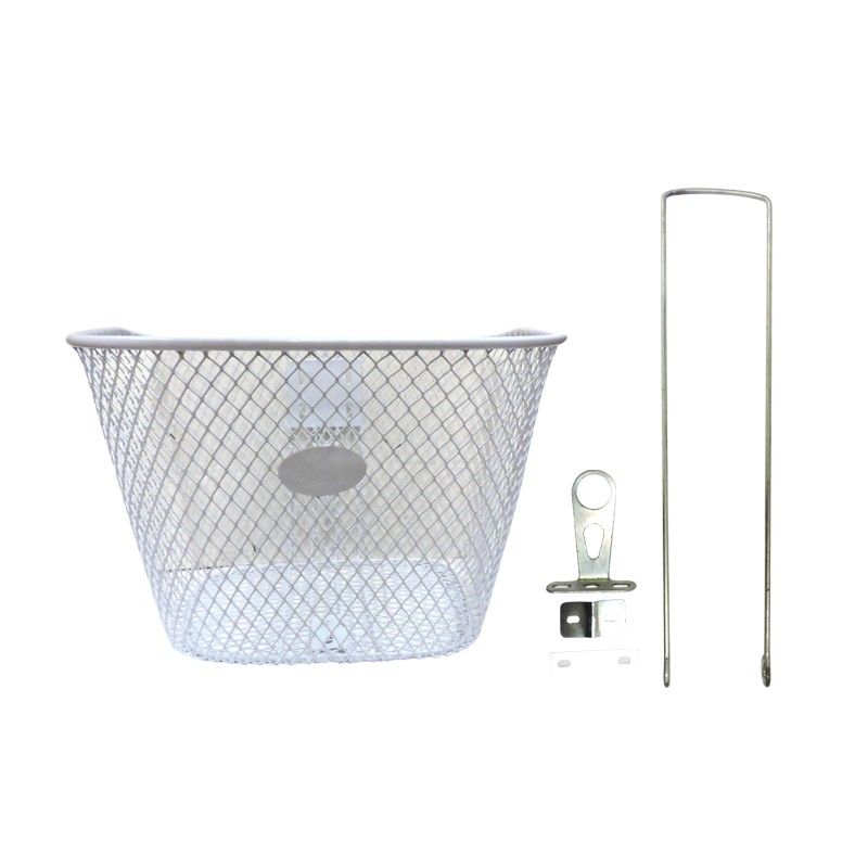 048389BL (CANASTILLA R-26 MALLA ANCHA BLANCO  CON BASE PLATINUM)