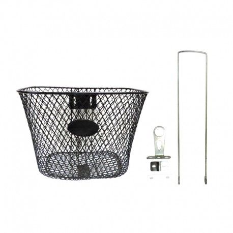 048390 (CANASTILLA R-16 MALLA ANCHA NEGRO CON BASE )