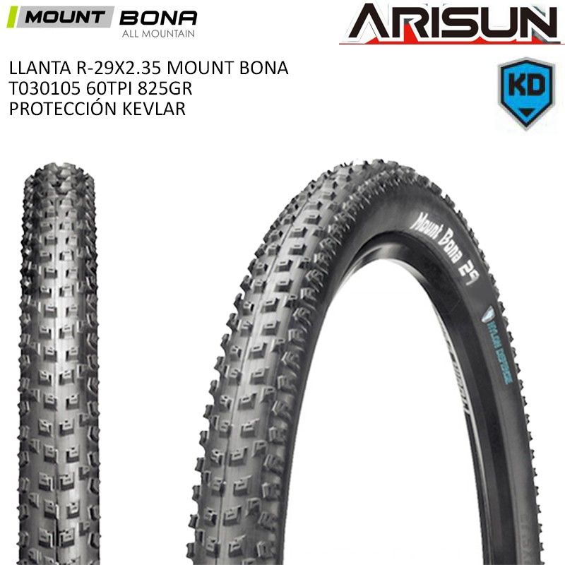 120708 (LLANTA  29x2.35T030105 ARISUN MOUNT BONA)