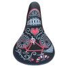 (012066) ASIENTO R-16 SKULL BIKES SIN BROCHES CON TAPA SELLADO