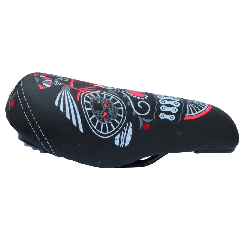 (012066) ASIENTO R-16 SKULL BIKES SIN BROCHES CON TAPA SELLADO