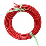 (056074R) FUNDA PARA CABLE DE FRENO 4.8 MM ROJO 25MTS CH