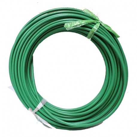 (056074V) FUNDA PARA CABLE DE FRENO 4.8 MM VERDE 25MTS CH