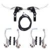 (052099) FRENO "V" BRAKE ALUMINIO CON PALANCA DE ALUMINIO SSE-13 NEG