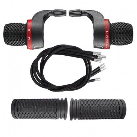 (107131) CAMBIO AL PUÑO index CON CABLES SSYY-03B rojo