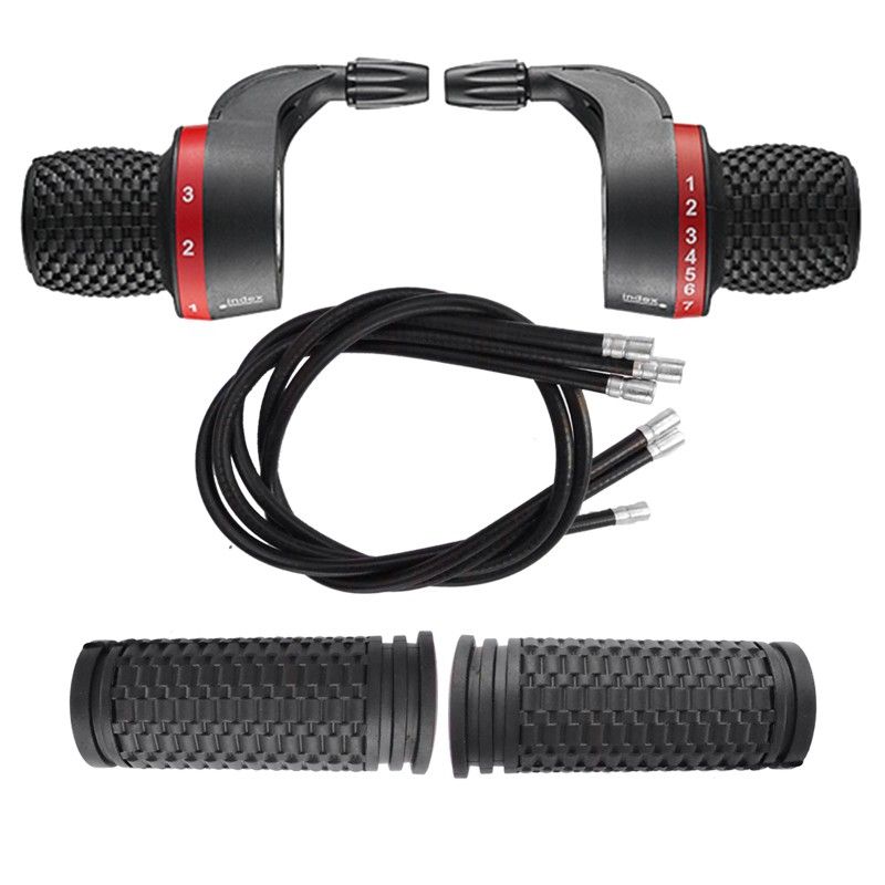 (107131) CAMBIO AL PUÑO index CON CABLES SSYY-03B rojo
