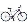 (195026) BICICLETA BENOTTO WOLF ACERO R24 1V FRENOS "V" Morado/Blanco