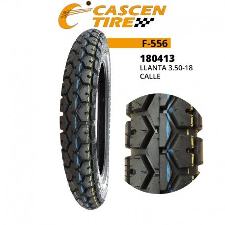 (180413) LLANTA 3.50-18 F-556 CALLE CASCEN