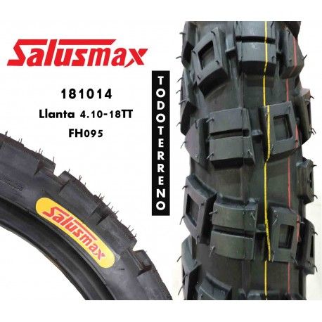 (181014) Llanta 4.10-18TT FH095 TODO TERRENO SALUSMAX