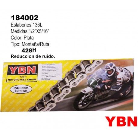 (184002) CADENAS PARA MOTO H YBN