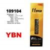 (109104) CADENA YBN PLATA 11S 1/2X11/128 X1 16L