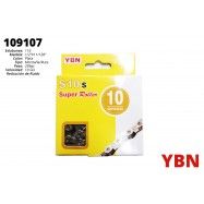 (109107) CADENA YBN PLATA 10S 1/2X11/128X 116L