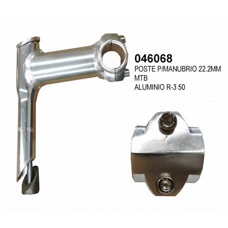 (046068) POSTE P/MANUBRIO 22.2MM MTB