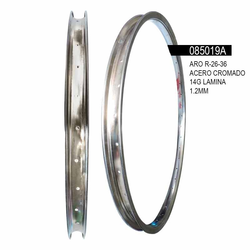 (085019A) ARO R-26-36 ACERO CROMADO 14G LAMINA 1.2MM