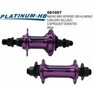(061057)MAZAS BMX ALUMINIO MORADO