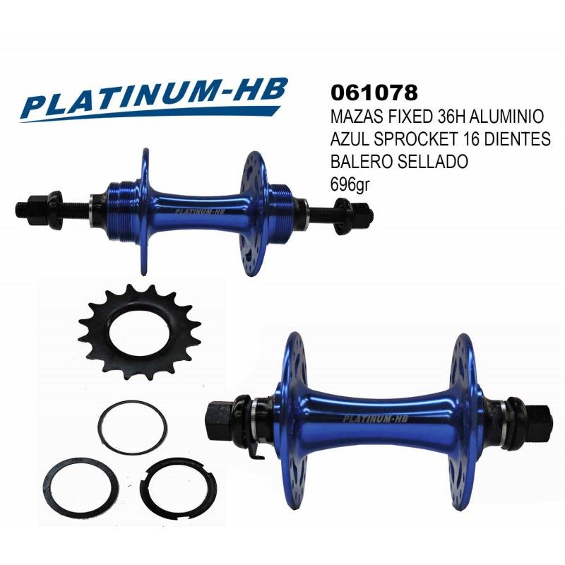 (061078) MAZAS 36X36 ALUMINIO FIXED AZUL