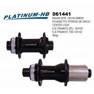 (061441) MAZAS MTB 32X32 ALUMINIO P/CASSETTE Y FRENO DE DISCO