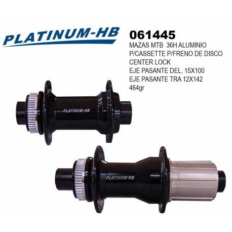 (061145) MAZAS MTB 36H ALUMINIO P/CASSETTE