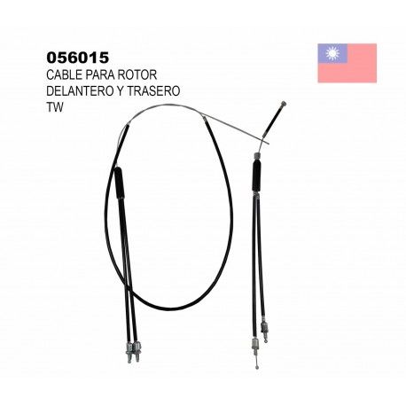 (056015) CABLE PARA ROTOR DELANTERO Y TRASERO TW