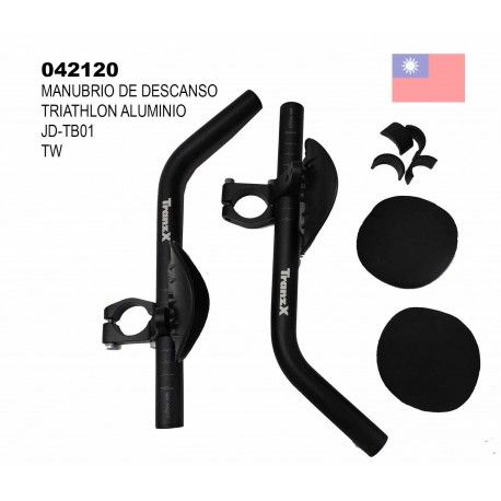 (042120) MANUBRIO DESCANSO TRIATHLON ALUMINIO JD-TB01 TW