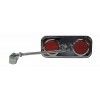 (044091) ESPEJO CROMADO 2 REFLEJANTES RECTANGULAR CL-102 TW