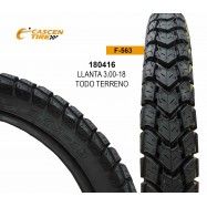 (180416) LLANTA 3.00-18 F-563 todo terreno CASCEN