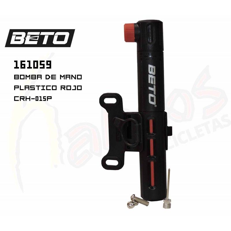 (161059) BOMBA DE MANO PLASTICO CRH-015P ROJO