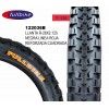 (122036B) LLANTA R-26 X 2.125 F-136 NEGRA LINEA ROJA REFORZADA CUADRADA FULLBIKE
