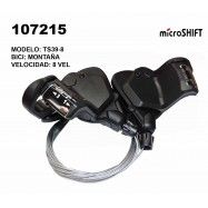 (107215) PALANCAS DE CAMBIO 3X8 VELOCIDADES. CON INDICADOR MODELO T-S39-8. PESO 242 GR EL PAR MICROSHIFT
