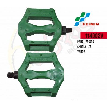 (114002V) PEDAL FP-836 C/BALA  1/2 VERDE